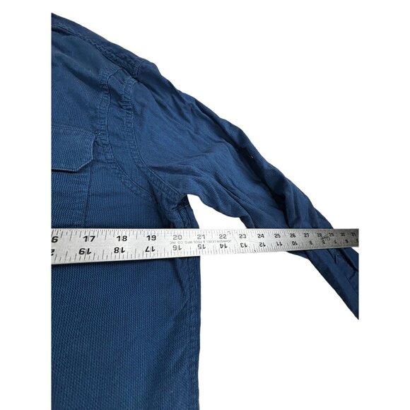 Rock & Republic Shirt Mens Size M Long Sleeve Blue Button-Up - Picture 6 of 7